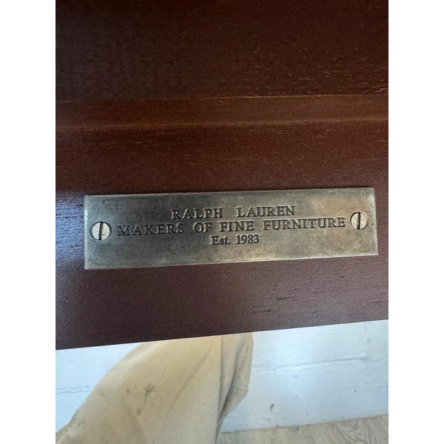 Ralph Lauren Mahogany Extendable Dining Table For Sale - Image 11 of 12