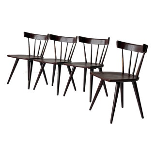 1950s Spindle Back Planner Group Dining Chairs Attributed to Paul McCobb for Winchendon For Sale