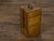 19th Century Rustic Pine or Oak Tantalus Wine Box with Metal Hardware For Sale - Image 9 of 12
