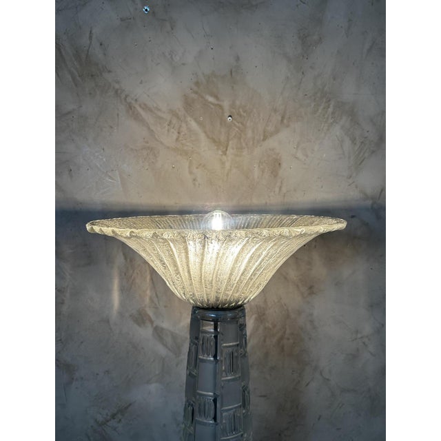 Vintage Table Lamp in Murano Glass, 1950 For Sale - Image 6 of 18