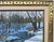 Large Framed Winter Landscape Monica Cascio Oil Painting “Dalton’s Creek” Texas For Sale - Image 10 of 18