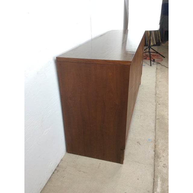 Mid-Century Modern Mid Century Modern Lowboy Dresser With 9 Drawers by Johnson Carper For Sale - Image 3 of 12