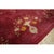 Art Deco 1920s Deep Red Field Floral Greek Key Antique Chinese Art Deco 8'10" X 11'6" Rug For Sale - Image 3 of 9