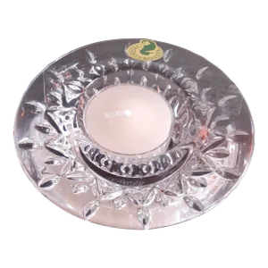 1980s Waterford Crystal Lismore Votive Holder