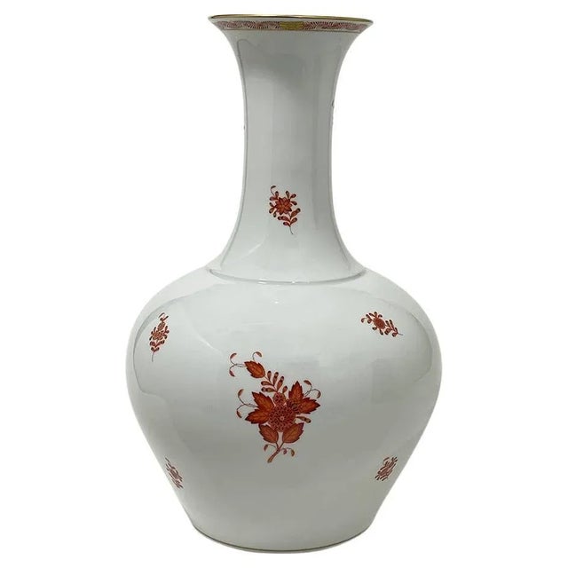 Large Porcelain Vase from Herend, Hungary, 1960s For Sale - Image 6 of 6