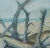 American Driftwood on the Beach, Mid Century Coastal Landscape by Genevieve Rogers For Sale - Image 3 of 7