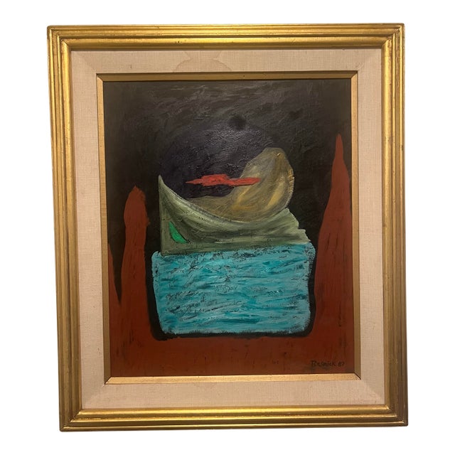 Milton Resnick (1917-2004), Postmodern, Abstract Oil on Canvas, Original Frame, Signed, Dated For Sale