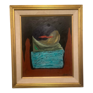 Milton Resnick (1917-2004), Postmodern, Abstract Oil on Canvas, Original Frame, Signed, Dated