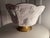Gorgeous vintage milk-glass punch bowl with grape and leaves "harvest" motif emblematic of the 1950's. Glass is pearly...