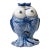 Blue and White Porcelain Kissing Koi Fish Vase For Sale