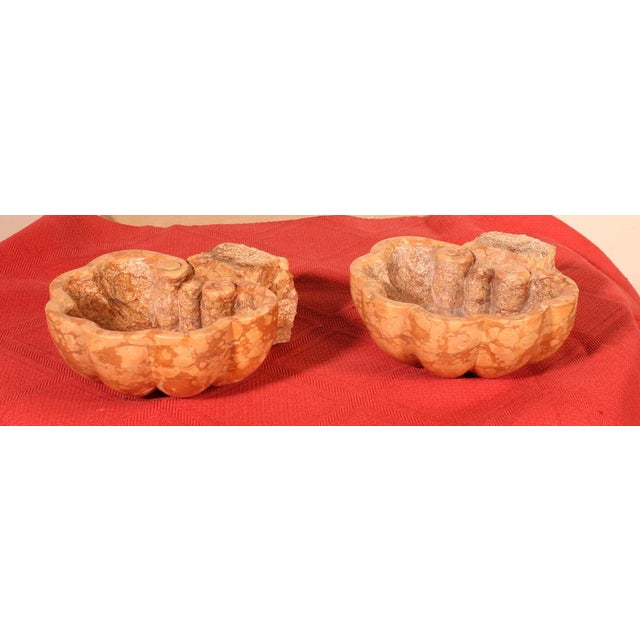 19th Century Marble Fonts, Set of 2 For Sale - Image 6 of 12