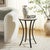 Introducing the Saxony Travertine Side Table, a perfect blend of elegance and functionality. With its striking beige and...