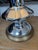 Chrome + Brass Modernist Table Lamp For Sale - Image 9 of 12
