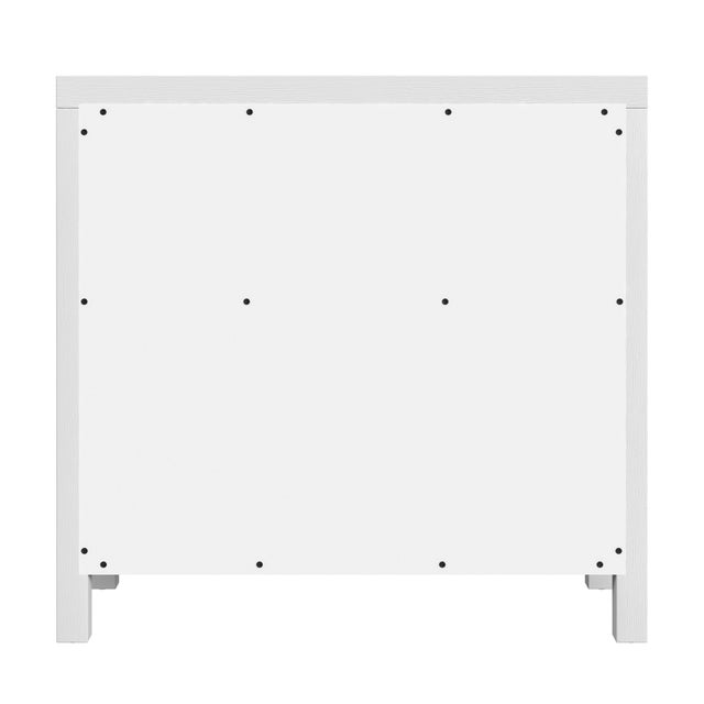 Nora 31 in. W Wood 1 Drawer 2 Door Accent Storage Cabinet, White For Sale In Chicago - Image 6 of 8