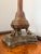 Modern Pair of Maitland-Smith Candlestick-Form Table Lamps With Original Shades Harp and Finials For Sale - Image 3 of 14