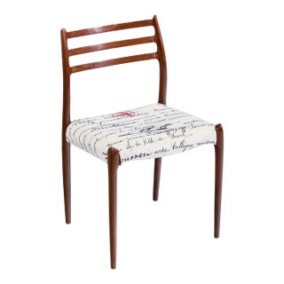 Niels Moller Model 78 Mid Century Rosewood Dining Chair For Sale