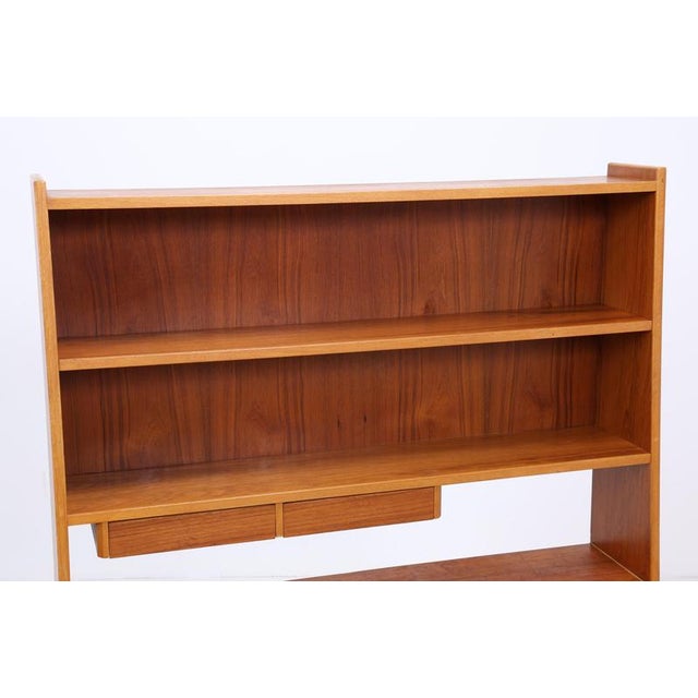 Mid-Century Teak Bookcase with Drawers For Sale - Image 6 of 17