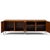 Alexis Yermakov for Stow & Davis Electra Series Mid Century Walnut and Chrome Credenza For Sale - Image 9 of 10