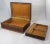 Vintage Hinged Leather and Brass Velvet Lined Box For Sale - Image 10 of 11