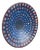 Large Mid-Century Modern German Studio Pottery Decorative Wall Plate by Eva Fritz-Lindner for Karlsruher Majolika, 1960s For Sale