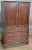 Chippendale Late 20th Century Henkel Harris Solid Mahogany Chifforobe Armoire Tv High Chest For Sale - Image 3 of 11