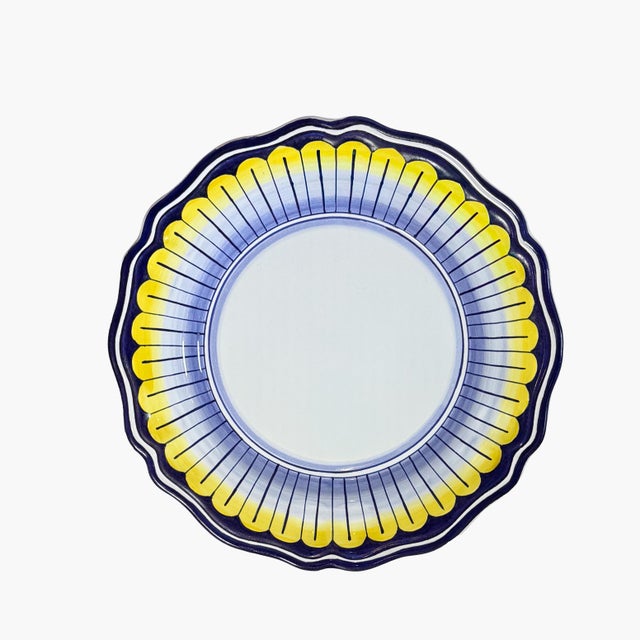 Deruta Stratificata 4-Piece Hand-Painted Italian Place Setting For Sale - Image 4 of 11