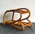 Vintage 1950s Bent Rattan Side Table For Sale - Image 9 of 12