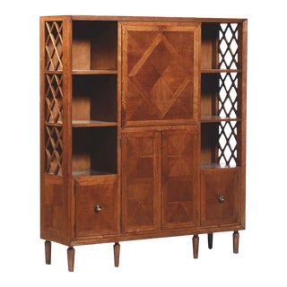 Midcentury Cabinet Arttributed to E. Lanzia, Italy, Circa 1940s For Sale