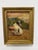 F. M. Bailey, Whimsical Dog Portrait With Beetle, 1906 This charming early 20th-century animal painting presents a small...