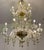 Green and Gold Murano Glass Chandelier, 1990s For Sale - Image 10 of 14