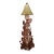 Copper and Brass Sculptural Cactus Floor Lamp For Sale