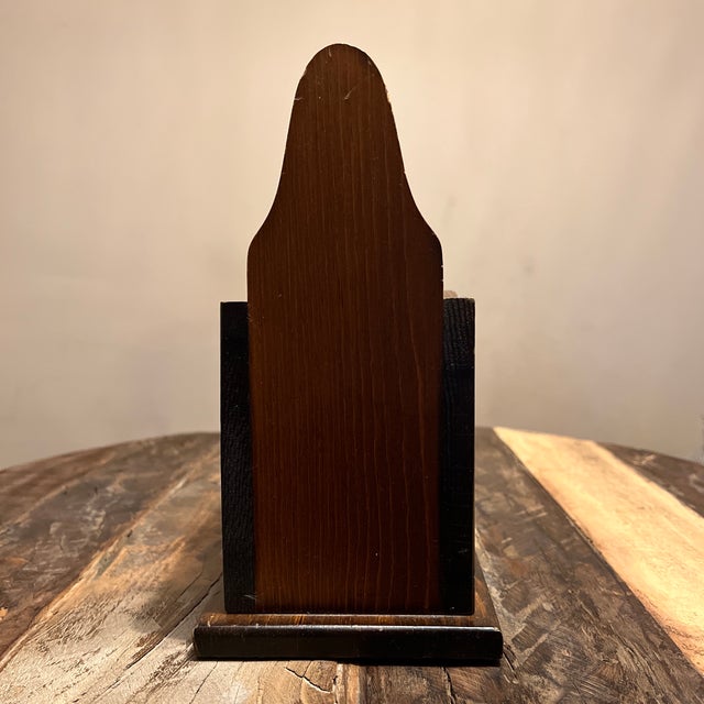 1980s Vintage Solid Wood Mail Letter Box Features Eagle Country Americana Farmhouse For Sale In New York - Image 6 of 12