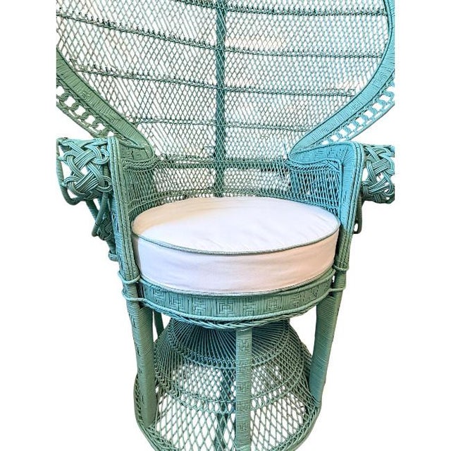 Rattan Peacock Chair For Sale - Image 4 of 7
