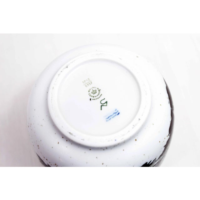 Black Scandinavian Diana Vase by Nils Thorsson for Royal Copenhagen, 1970s For Sale - Image 8 of 11