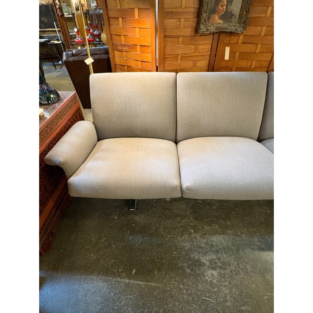 De Sede Mid Century Modern 1960s Switzerland De Sede Attributed 0531 Sofa For Sale - Image 4 of 8