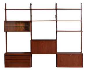 Royal System in Teak by Poul Cadovius for Cado, 1960s, Set of 14
