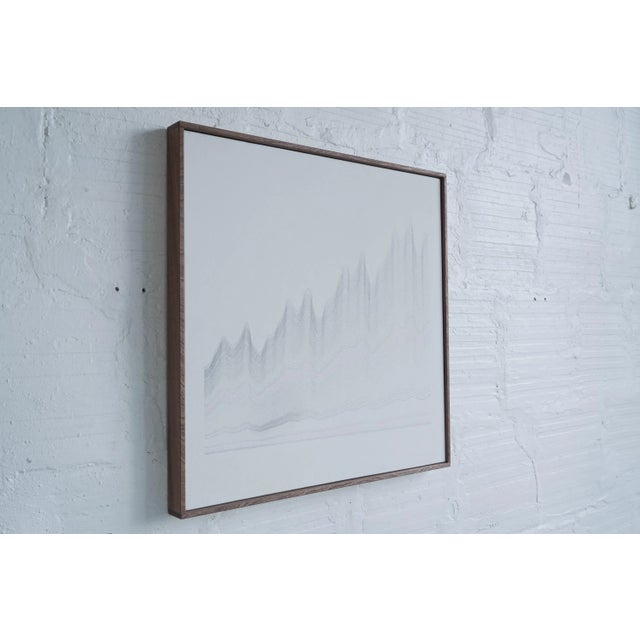 Acrylic and pencil on canvas. Framed.