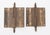 These right hand door hinges are made of solid bronze with steeple tips, lift off knuckles, and a template hole pattern....