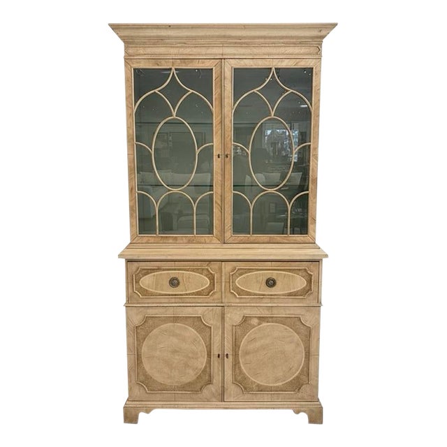 Century Furniture Monarch Buxton Hand Painted Secretary Cabinet Credenza For Sale