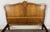 Vintage French Louis XVI Oak Double Bed Frame with Carved Headboard For Sale - Image 6 of 11