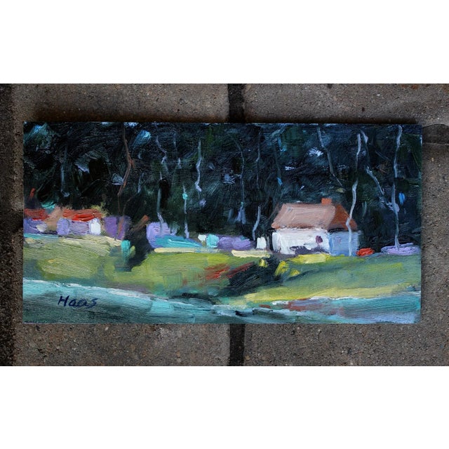 Contemporary Impressionist Style Cambria Shoreline Original Oil Landscape For Sale - Image 3 of 6