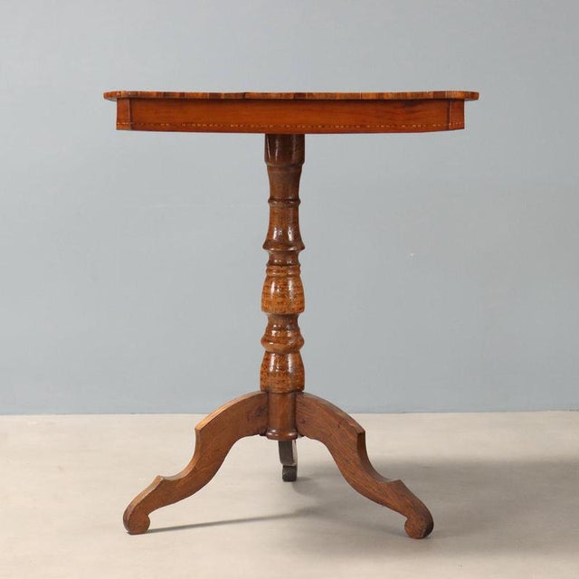 Antique Chessboard Pattern Table, 1800s For Sale - Image 10 of 11