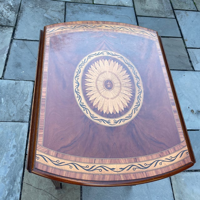 1990s 1990s Decorative Crafts Side Table For Sale - Image 5 of 13