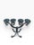 Mid-Century German Brutalist Hand- Forged Wrought Iron 4-Arm Candelabra For Sale - Image 4 of 10
