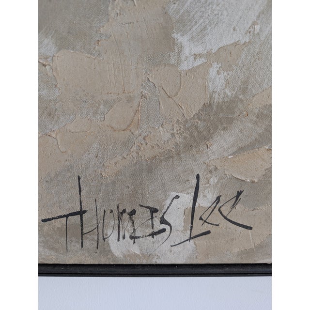 Huge Vintage Mid-Century American Painting of Persian Cat by Thomas Lee, 1970s For Sale - Image 9 of 11