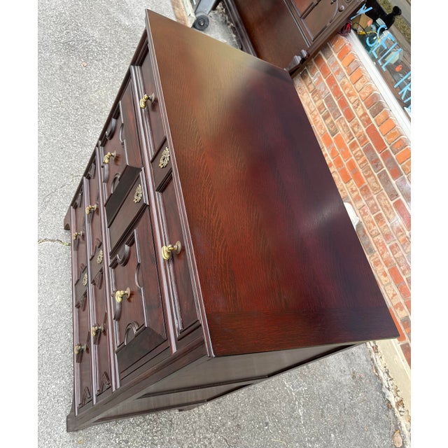 Early 20th Century Antique John Widdicomb Chest of Drawers For Sale - Image 5 of 12