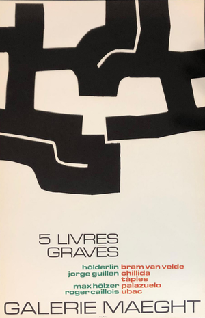 Galerie Maeght-5 Livres Graves Poster, 1973