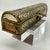 Early 20th Century Small Narrow Dome Top Brass Silver Jewelry Box For Sale - Image 10 of 12