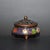 Vintage Cloisonné Enamel Incense Burner With Floral Motif - Asian Censer For Sale - Image 4 of 9