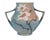 Mid 20th Century Roseville Pottery Magnolia Pattern Handled Vase 91-8" For Sale In New York - Image 6 of 7